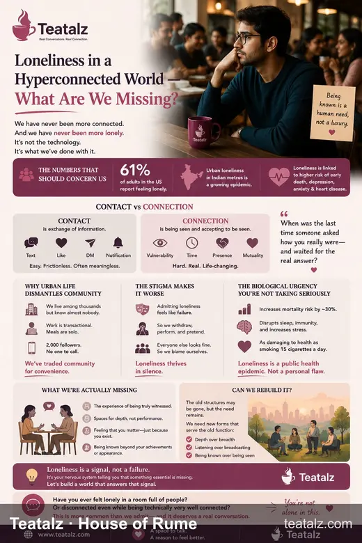 Loneliness in a Hyperconnected World — What Are We Missing?